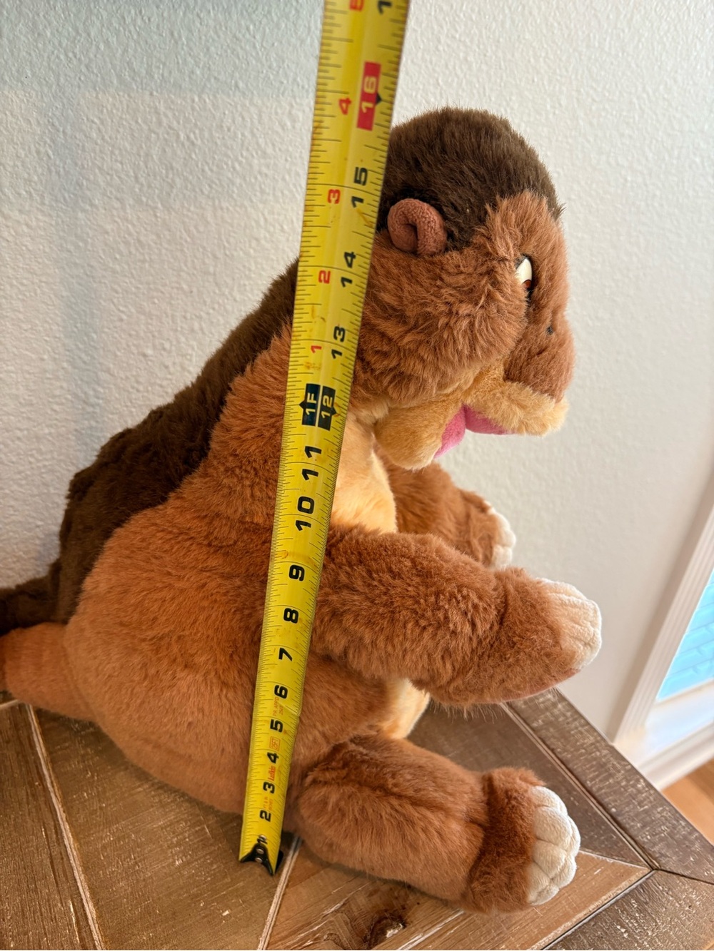 VINTAGE The Land Before Time Gund Littlefoot 16" Dinosaur Plush Stuffed Toy - Picture 11 of 11